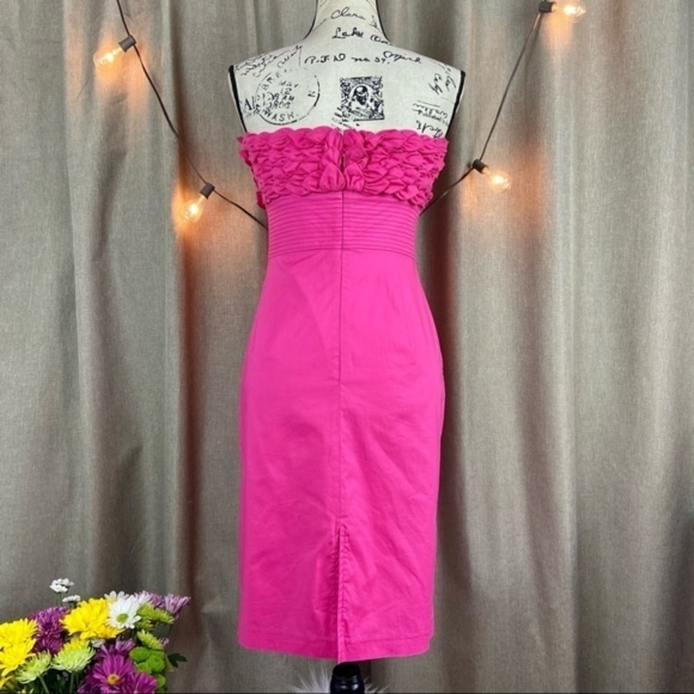 Catherine Malandrino Floral & Leaves Appliqué Sheath Dress - Picture 11 of 14